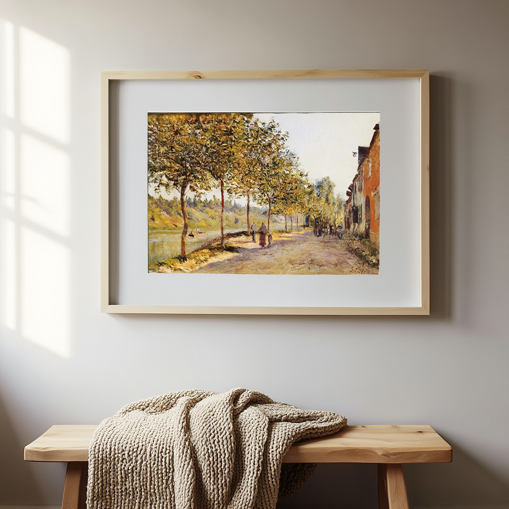 Alfred Sisley - June Morning in Saint-Mammès