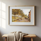June Morning in Saint-Mammès – Alfred Sisley Poster | Impressionist Landscape Art Print - Hakyarts