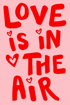 Set of 3 “Love is in the Air” Prints – Romantic Wall Art - Hakyarts