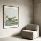 Port-Marly avant l’inondation – Alfred Sisley Poster | Impressionist Landscape Art Print - Hakyarts
