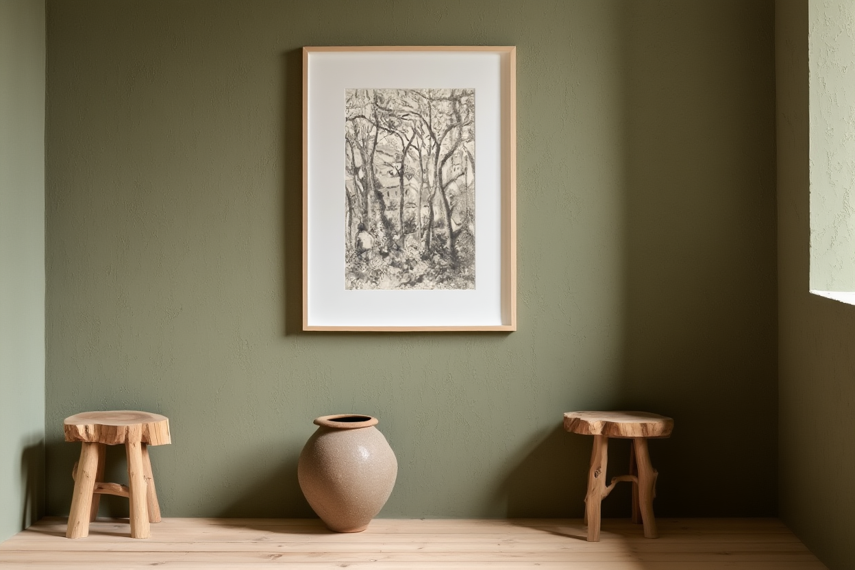 Camille Pissarro - The Woods at L'Hermitage, Pontoise