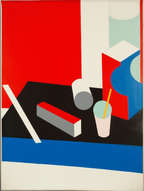 Set of 3 Modernist & Geometric Abstract Prints  – Denkmal, Composition & Untitled - Hakyarts