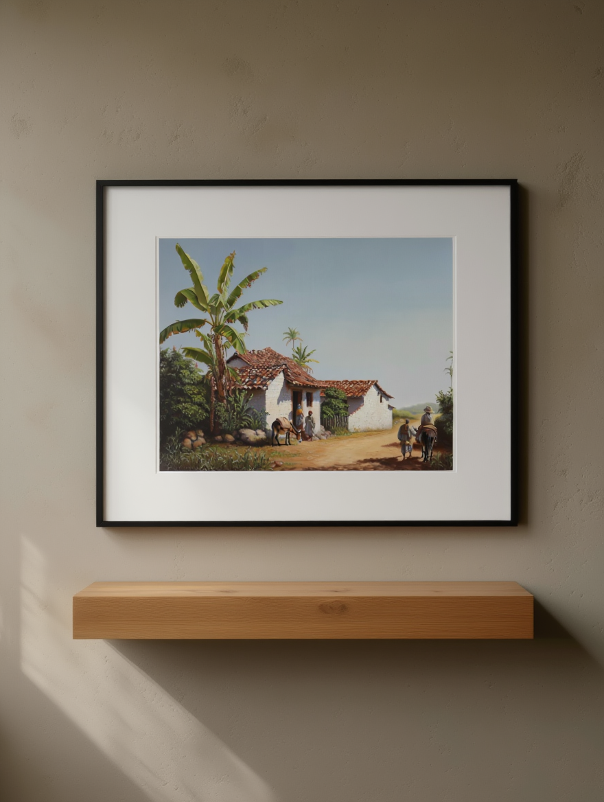 Camille Pissarro - Paysage Tropical