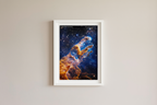 James Webb Telescope – Pillars of Creation – Space Art Print - Hakyarts