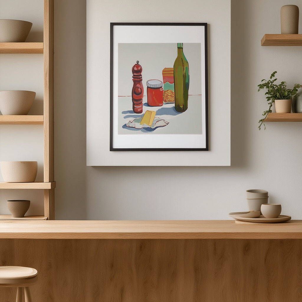 Afternoon Pause – Still Life Illustration of Modern Living