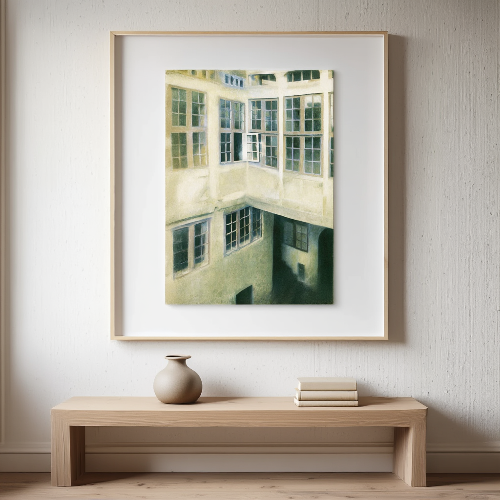 Vilhelm Hammershøi  - Interior of Courtyard, Strandgade 30 II