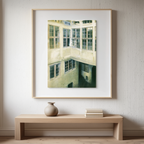 Interior of Courtyard, Strandgade 30 II – Vilhelm Hammershøi Poster | Modernist Danish Interior Art Print