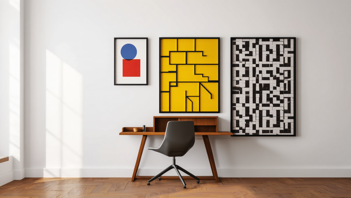 Bauhaus Trio – Set of 3 Art Prints