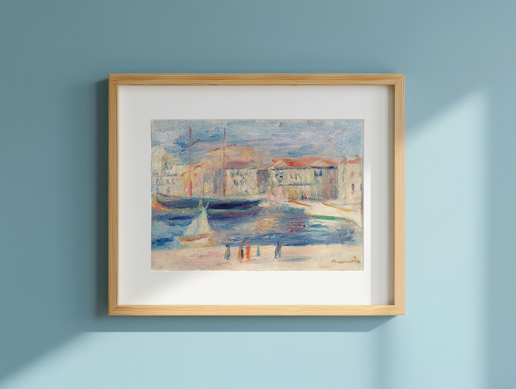 Auguste Renoir - Le Port de Saint-Tropez