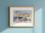 Le Port de Saint-Tropez – Auguste Renoir Poster | Impressionist Coastal Landscape Art Print
