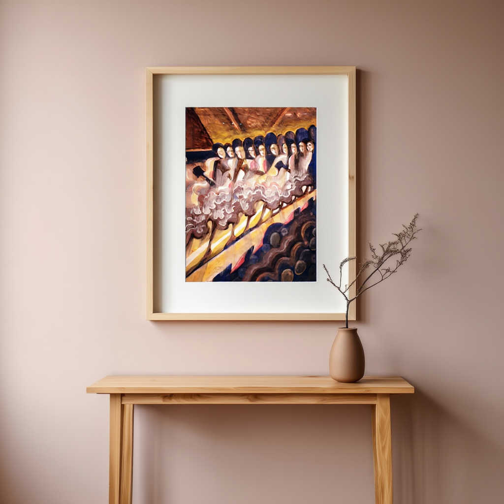 Cancan by Hugo Scheiber - Poster