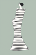 Fluid Essence – Abstract Female Figure Poster | Minimalist Figurative Wall Decor