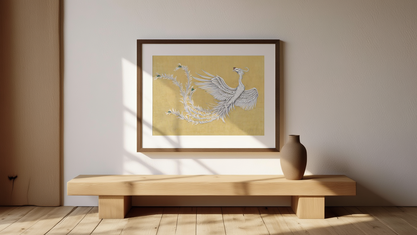 Kamisaka Sekka - White Phoenix Hakuho