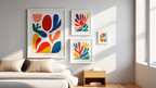 Matisse Bold – Living Room Set of 4 Prints - Hakyarts