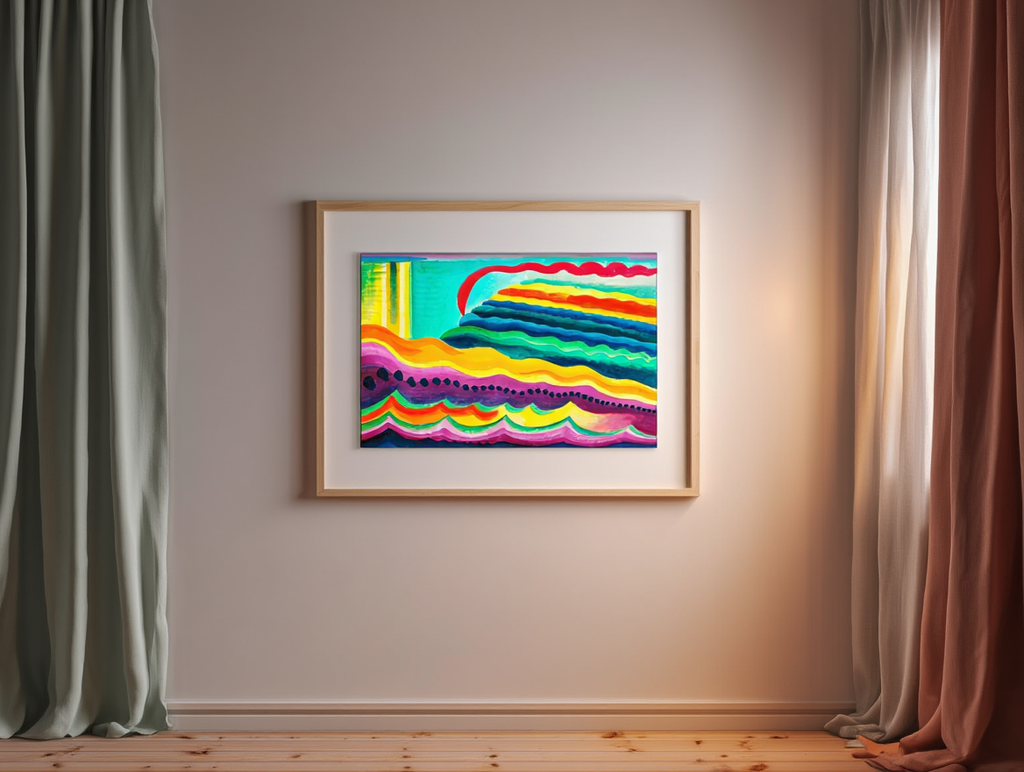 Karl Wiener – Andante Poster | Expressionist Abstract Wall Art Print