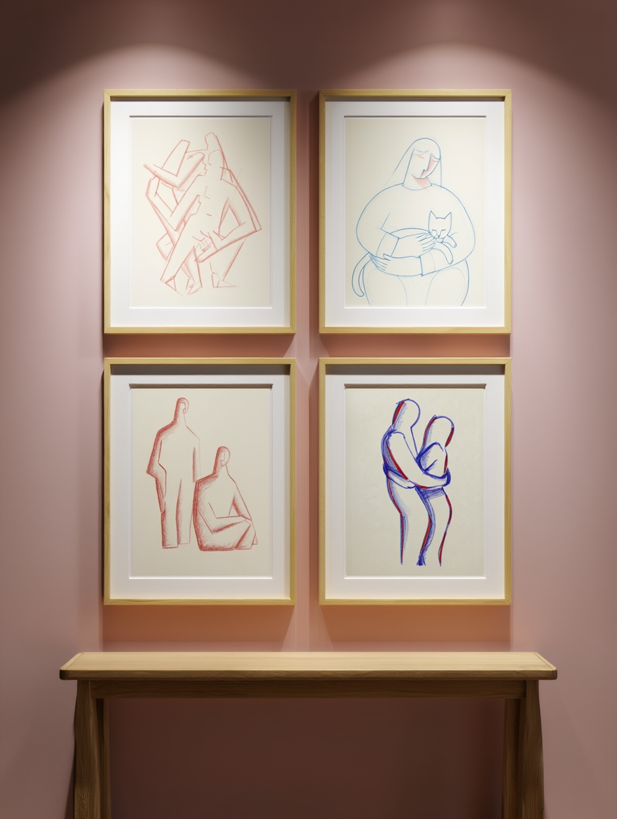 Mikuláš Galanda – 4 Fine Art Prints Selection