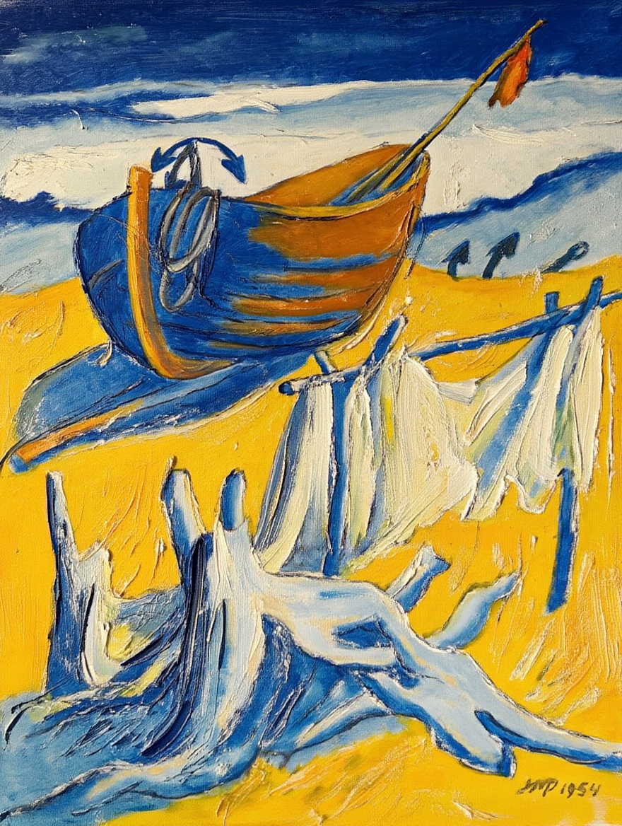 Set of 3 – Bauhaus & Expressionist Modern Art Prints