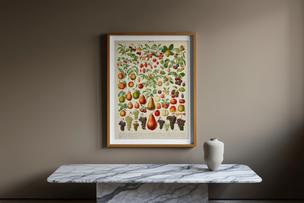 Adolphe Millot - Fruits III Poster