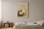 Two White Geese – Ohara Koson Poster | Japanese Nature Art Print - Hakyarts