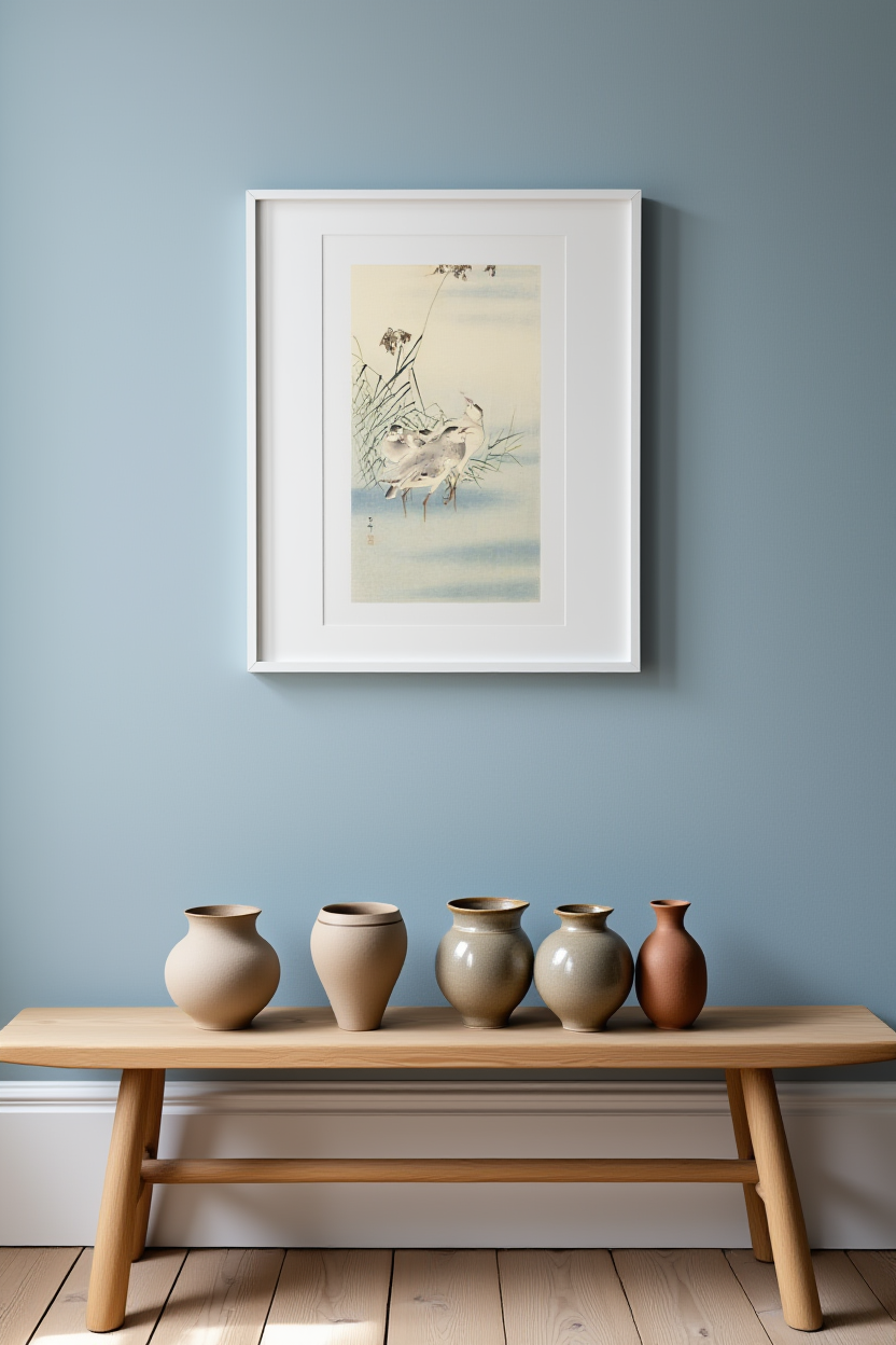 Ohara Koson - Sandpipers-plakat