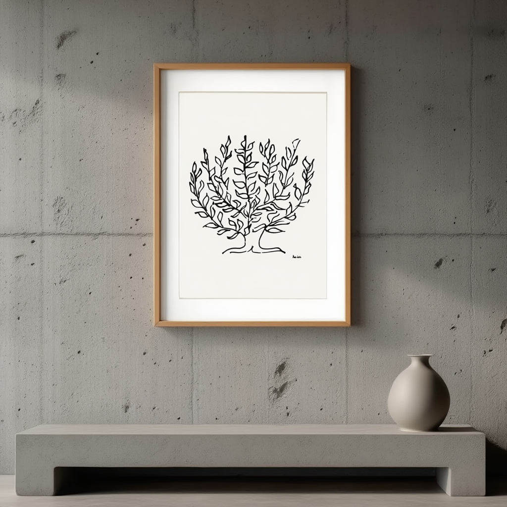 Le Buisson (Plain Tree) – Henri Matisse (1951) | Galerie Maeght Archive Art Print