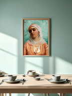 Jeune Ottomane – Theodoros Ralli Poster | Orientalist Figurative Art Print - Hakyarts