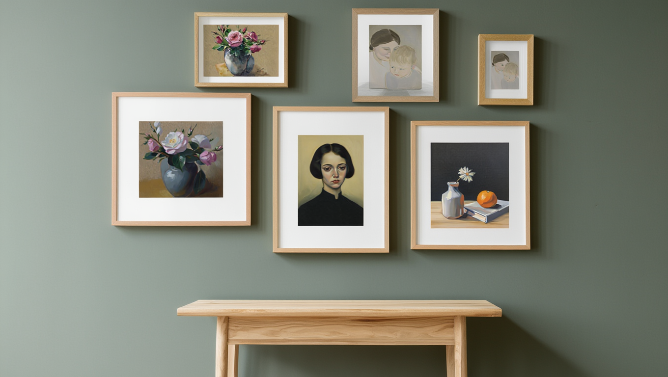 Helene Schjerfbeck – Timeless Faces & Floral 5 Prints Mix & Match