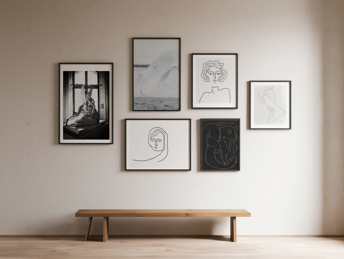 Monochrome Modern: 5 Minimalist Abstract Wall Art Prints