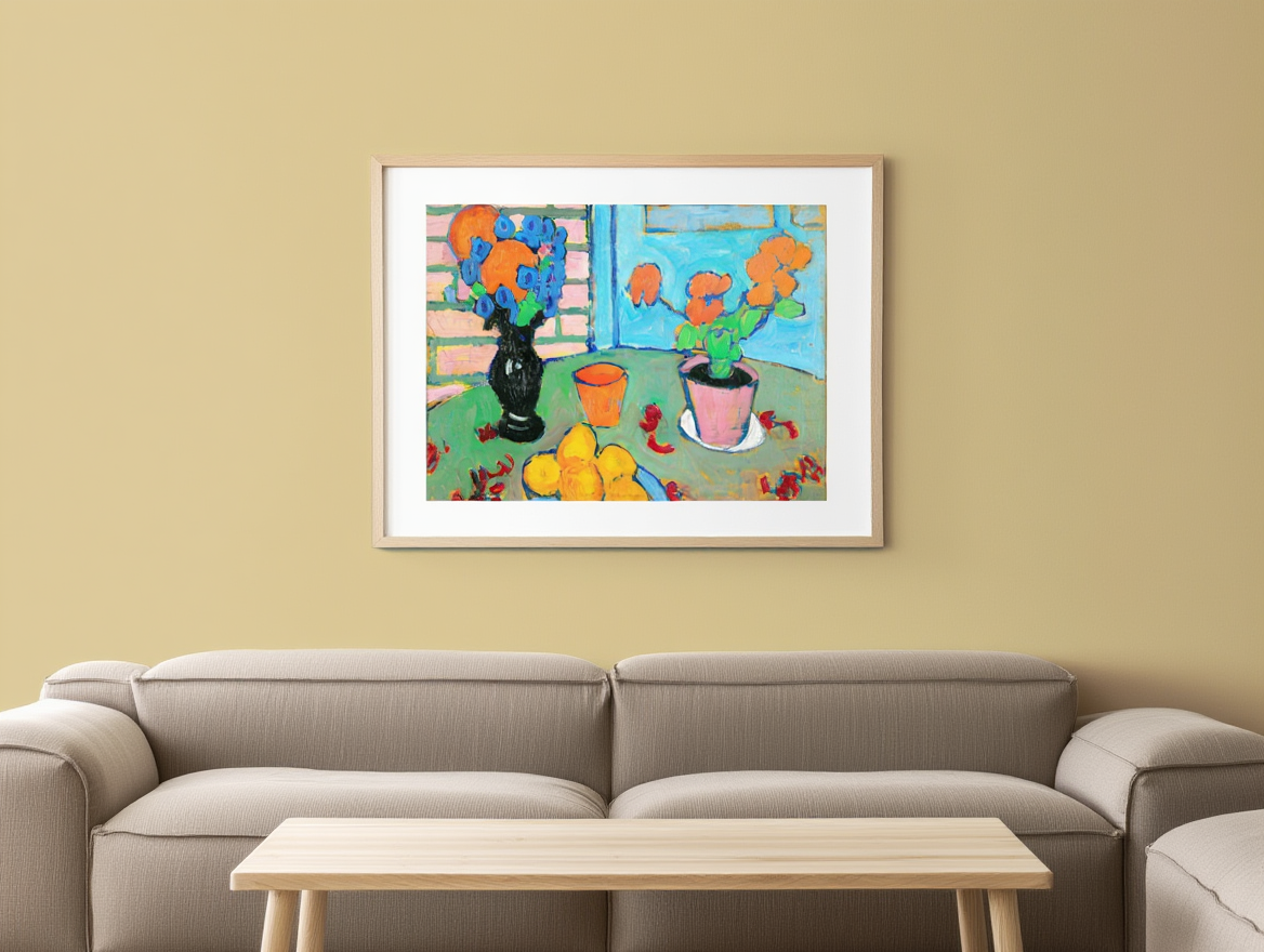 Alexej von Jawlensky - Still Life with Flowers and Oranges Poster