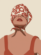 Femme élégante – Impression murale illustration mode moderne