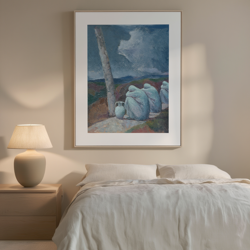 Notturno by Karl Mader (1951) – Abstract Expressionist Art Print