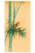 Sparrows on Bamboo Tree – Ohara Koson Poster | Japanese Nature Art Print - Hakyarts