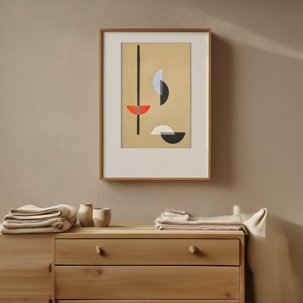 Segments – László Moholy-Nagy (1921) | Bauhaus Abstract Art Print