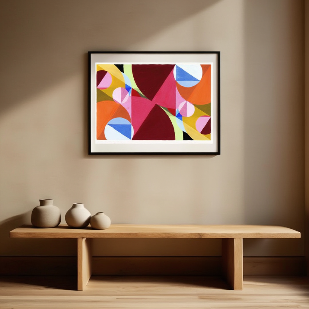 Area Broken by Perpendiculars by Joseph Schillinger, 1934 – Abstract Modernist Art Print | Geometric Wall Decor