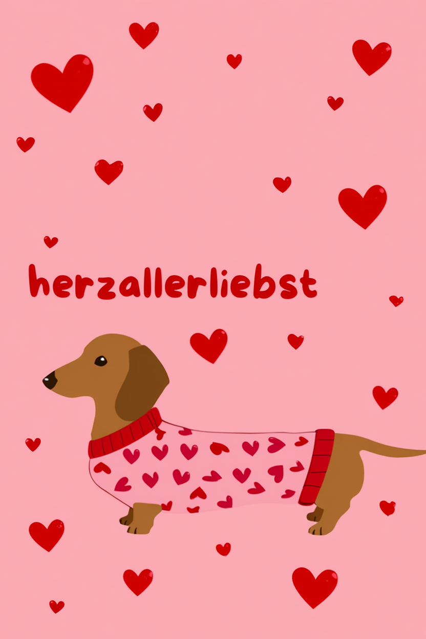 Herzallerliebst – Floating Hearts Poster