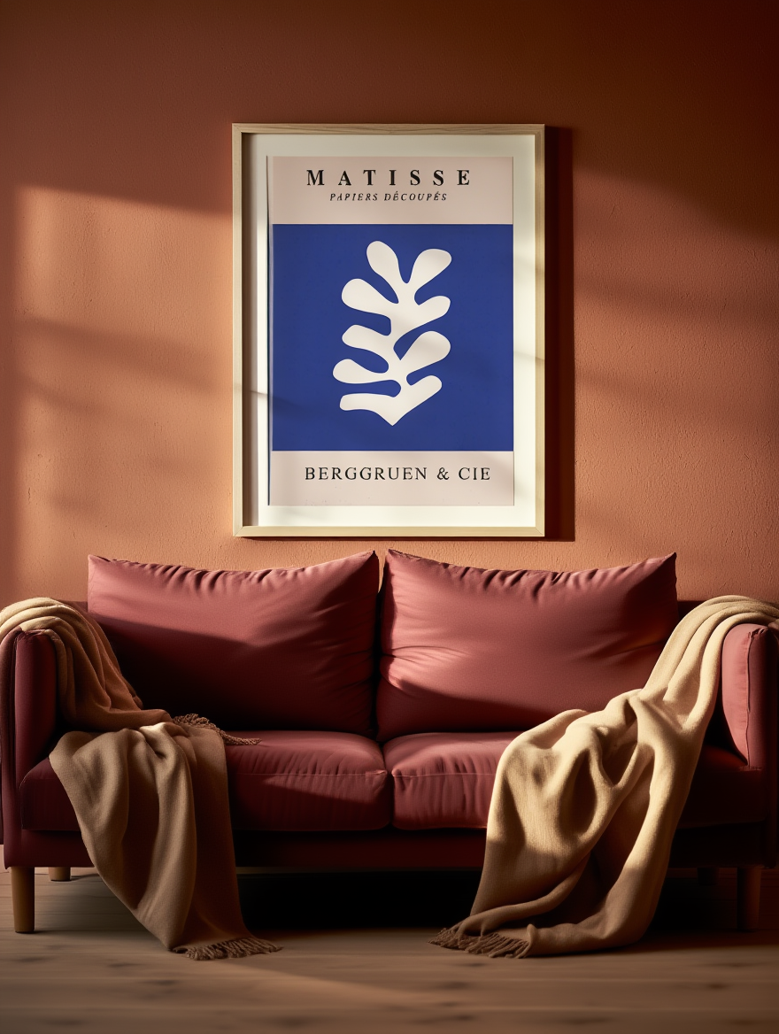 Matisse Papiers Découpés Berggruen Blue Cutout & cie Poster