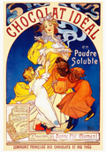 Alphonse Mucha - Chocolat Idéal Poster - Hakyarts