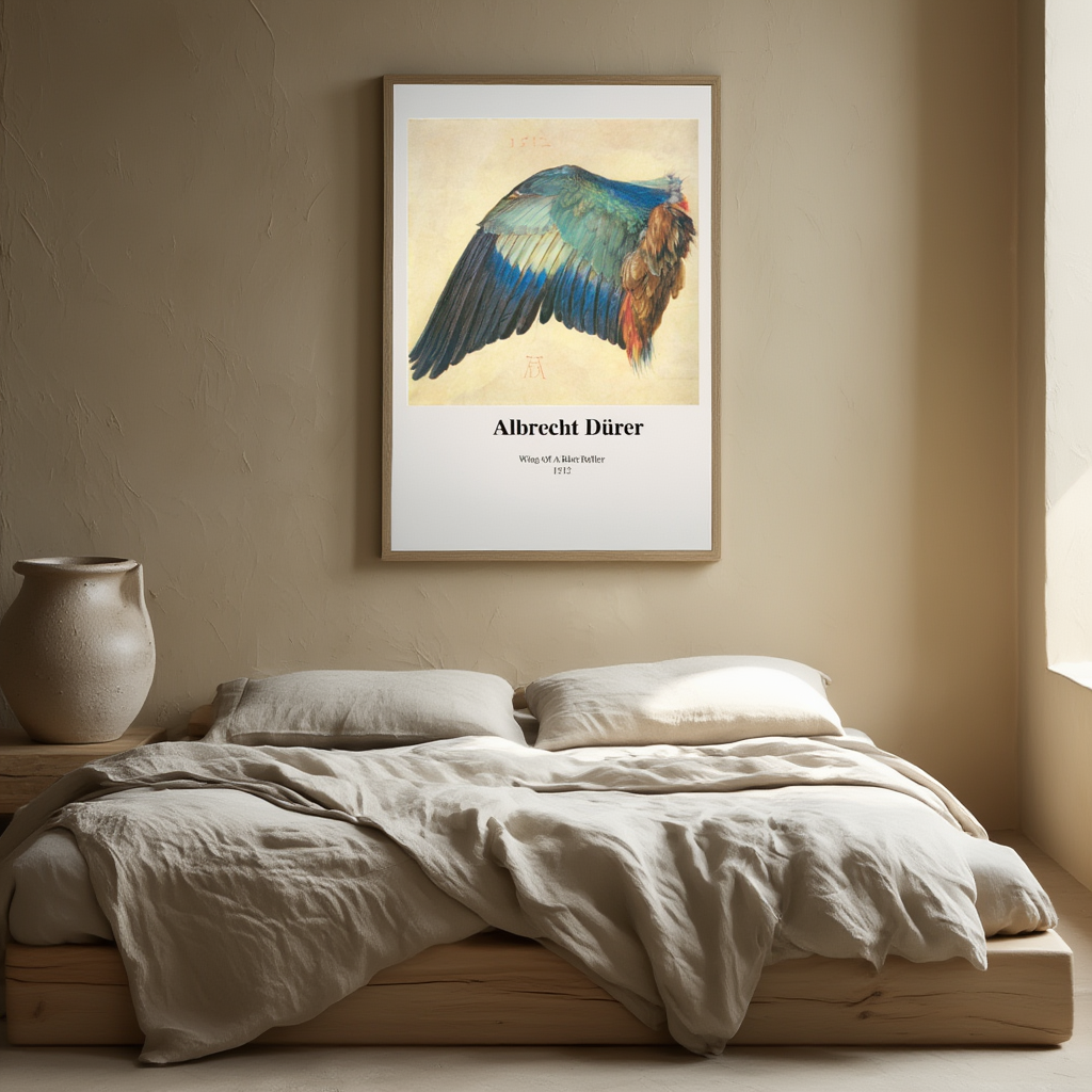 Albrecht Dürer – Wing of a Blue Roller - Renaissance Nature Study Art Print