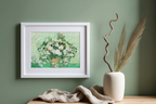 Roses – Vincent Van Gogh Poster | Post-Impressionist Floral Art Print