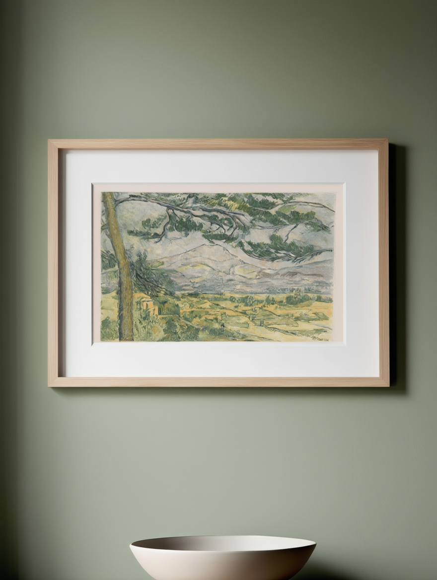 Paul Cézanne - La Montagne Sainte-Victoire