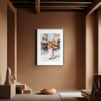 Venetian Saleswoman by Giuseppe Barison