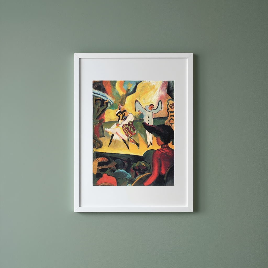 August Macke - Russian Ballet I Poster