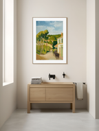 Voiture sur la Route d’Estaque by Albert Marquet – Vintage Landscape Wall Art Print - Hakyarts