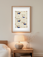 Playful Paws — Dog Illustration Print