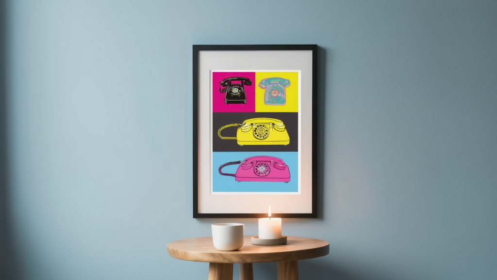 Andy Warhol Style - Telephone Poster
