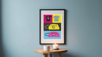 Andy Warhol Style - Telephone Poster