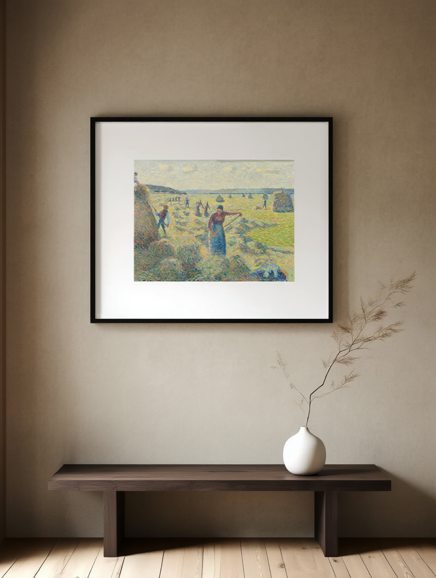 Camille Pissarro - La Récolte des Foins, Éragny