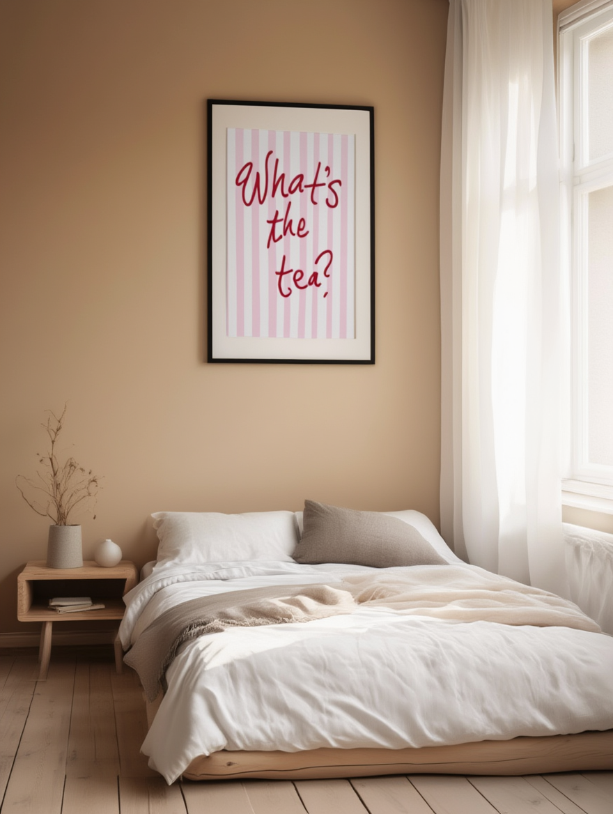 What’s The Tea Poster