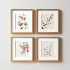 Megata Morikaga Mix & Match Wall Art – 4 Prints - Hakyarts