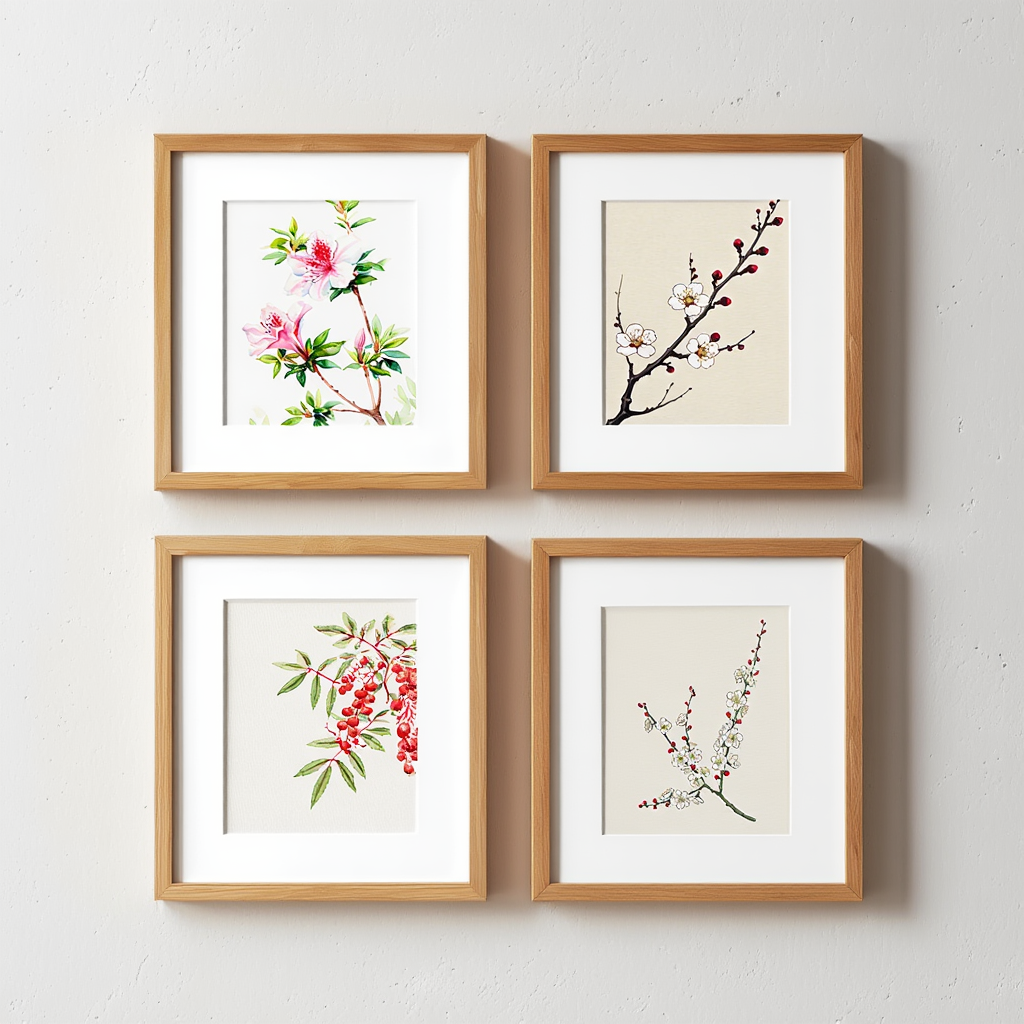 Megata Morikaga Mix & Match Wall Art – 4 Prints